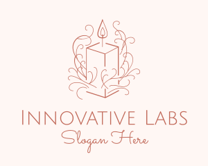 Fragrant Boho Candle logo design