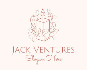 Fragrant Boho Candle logo design