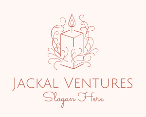 Fragrant Boho Candle logo design