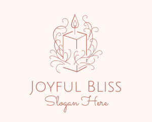 Fragrant Boho Candle logo design