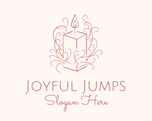 Fragrant Boho Candle logo design