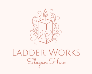 Fragrant Boho Candle logo design