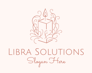 Fragrant Boho Candle logo design