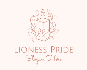 Fragrant Boho Candle logo design