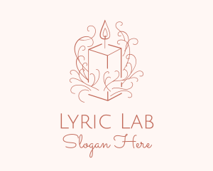 Fragrant Boho Candle logo design