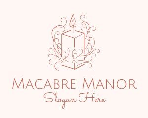 Fragrant Boho Candle logo design