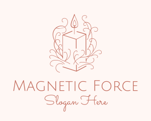 Fragrant Boho Candle logo design