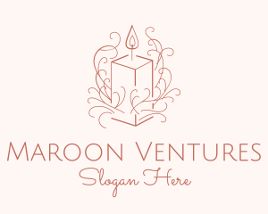 Fragrant Boho Candle logo design