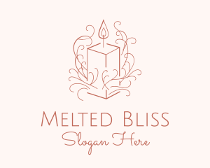 Fragrant Boho Candle logo design