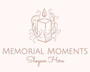 Commemoration - Fragrant Boho Candle logo design