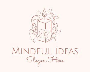 Fragrant Boho Candle logo design