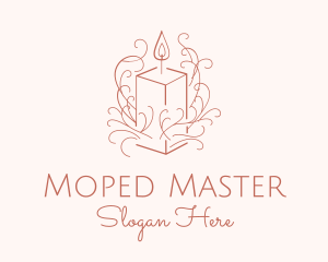 Fragrant Boho Candle logo design