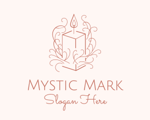 Fragrant Boho Candle logo design