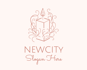 Fragrant Boho Candle logo design