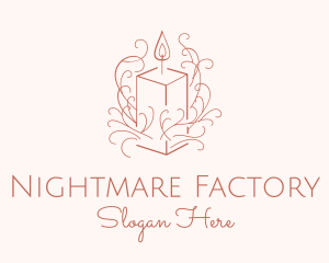 Fragrant Boho Candle logo design