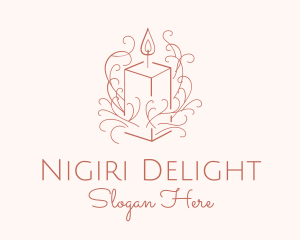 Fragrant Boho Candle logo design