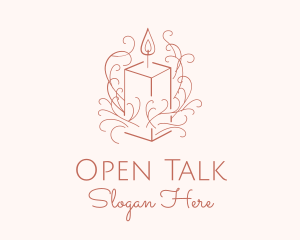 Fragrant Boho Candle logo design