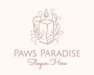 Fragrant Boho Candle logo design