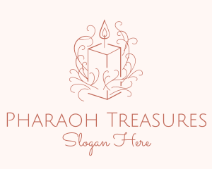 Fragrant Boho Candle logo design