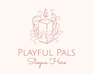 Fragrant Boho Candle logo design