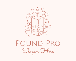 Fragrant Boho Candle logo design