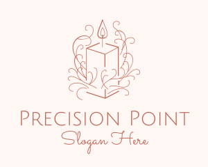 Fragrant Boho Candle logo design