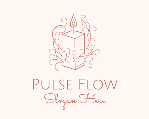 Fragrant Boho Candle logo design