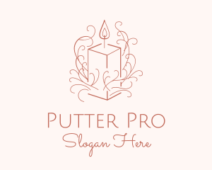 Fragrant Boho Candle logo design