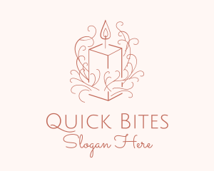 Fragrant Boho Candle logo design