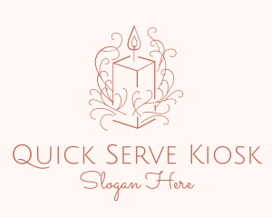 Fragrant Boho Candle logo design