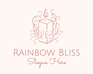 Fragrant Boho Candle logo design