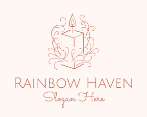 Fragrant Boho Candle logo design