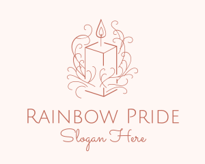 Fragrant Boho Candle logo design