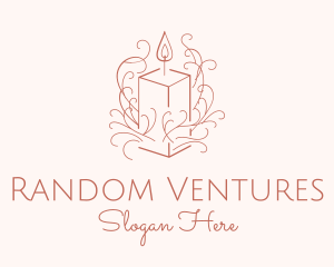 Fragrant Boho Candle logo design