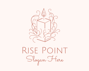 Fragrant Boho Candle logo design