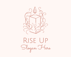 Fragrant Boho Candle logo design