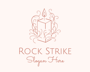 Fragrant Boho Candle logo design