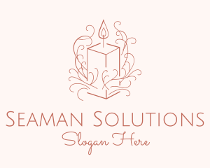 Fragrant Boho Candle logo design