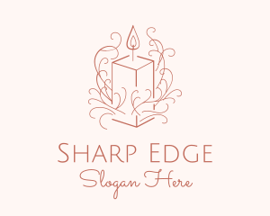 Fragrant Boho Candle logo design