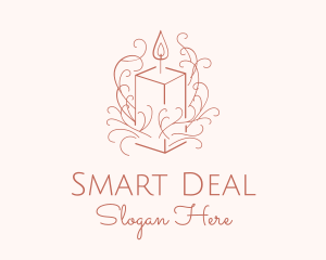 Fragrant Boho Candle logo design