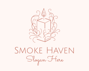 Fragrant Boho Candle logo design