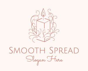 Fragrant Boho Candle logo design