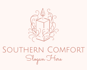 Fragrant Boho Candle logo design