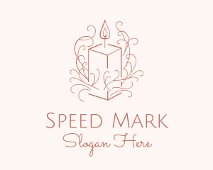 Fragrant Boho Candle logo design