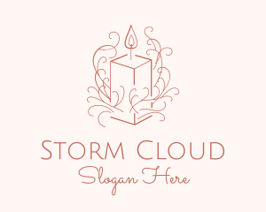 Fragrant Boho Candle logo design