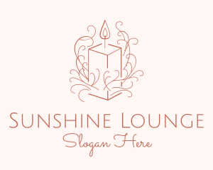 Fragrant Boho Candle logo design