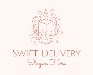 Fragrant Boho Candle logo design