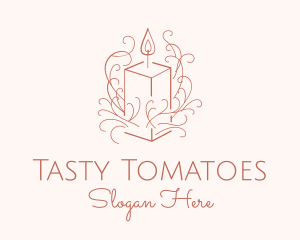 Fragrant Boho Candle logo design