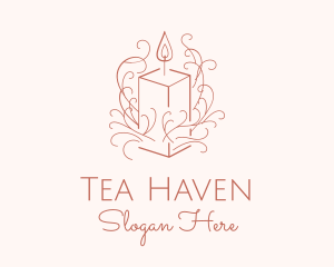 Fragrant Boho Candle logo design