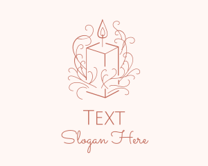 Fragrant Boho Candle logo design